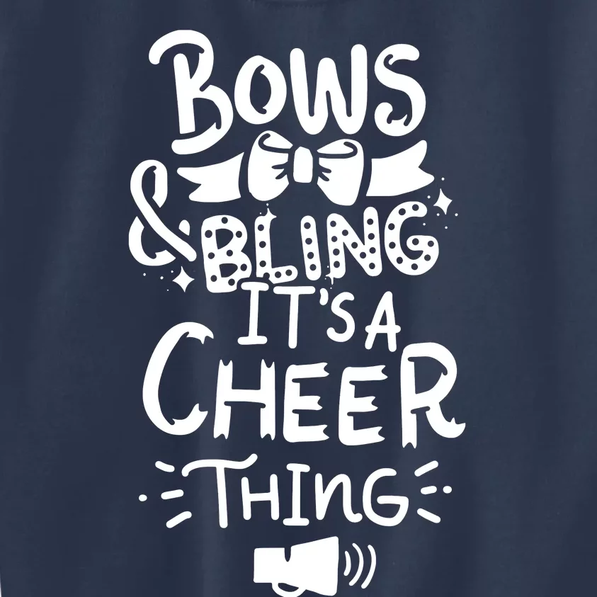 Cheerleading Cheerleader Football Gift Kids Sweatshirt