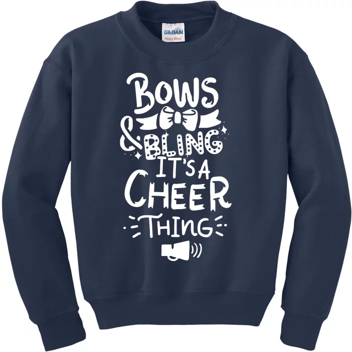 Cheerleading Cheerleader Football Gift Kids Sweatshirt