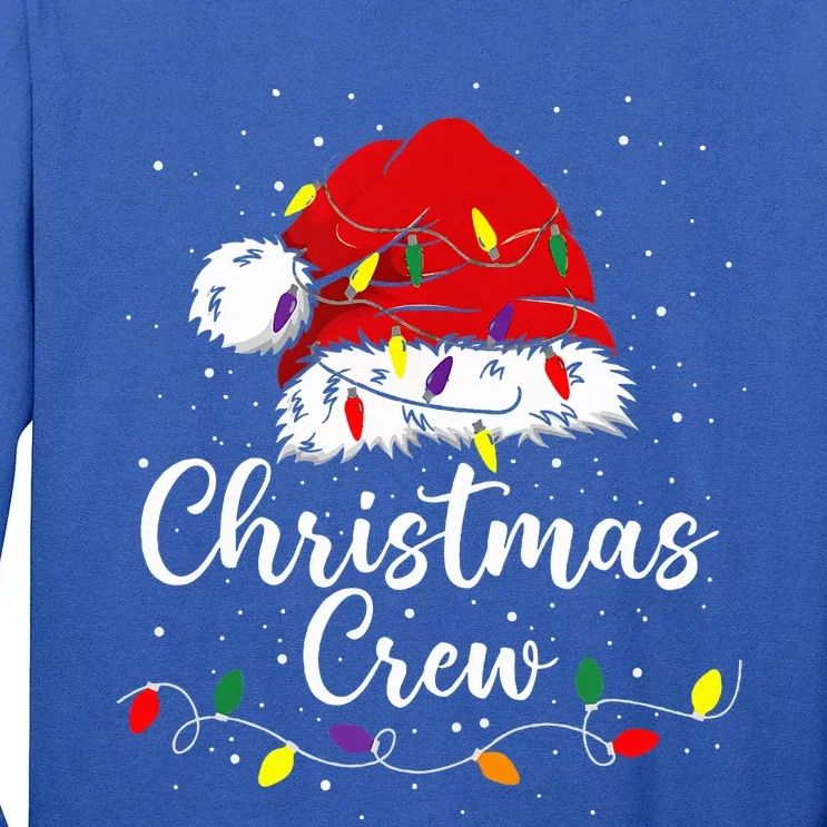 Christmas Crew Family Group Matching Christmas Tall Long Sleeve T-Shirt