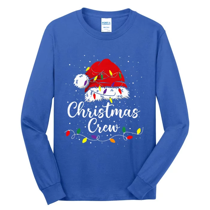 Christmas Crew Family Group Matching Christmas Tall Long Sleeve T-Shirt