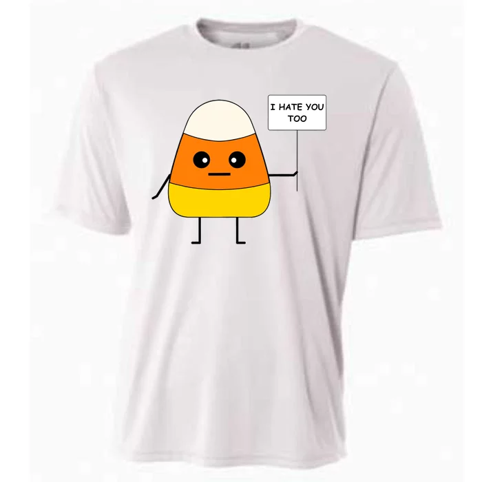 Candy Corn Funny I Hate You Too Team CandyCorn Cooling Performance Crew T-Shirt