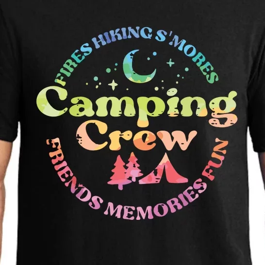 Camping Crew Family Friends Girl Pajama Set