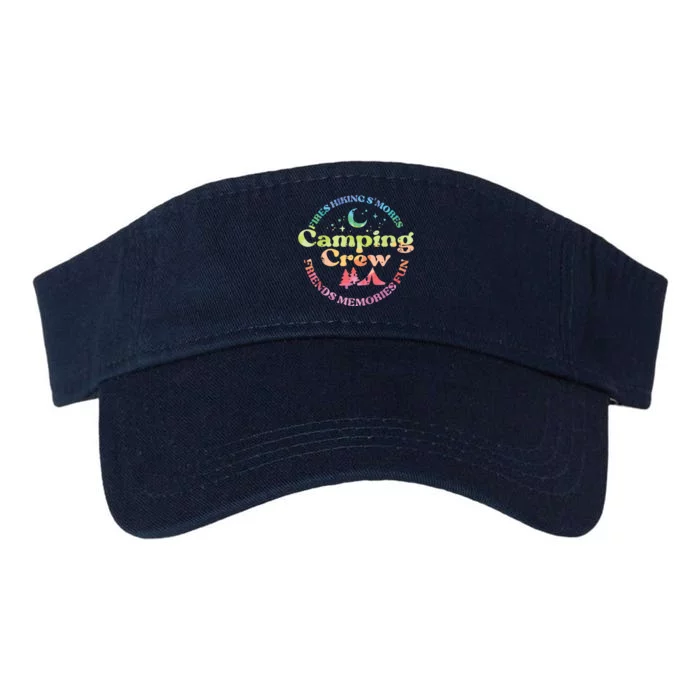 Camping Crew Family Friends Girl Valucap Bio-Washed Visor