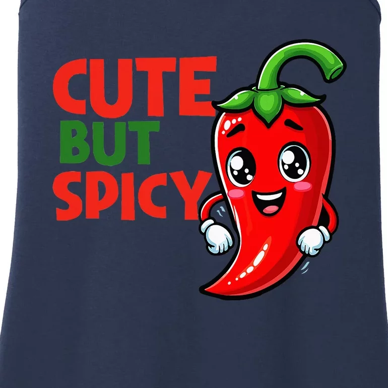 Cute Chili Funny Cute But Spicy Baby Ladies Essential Tank