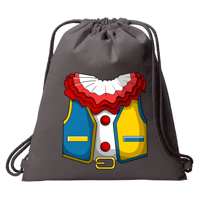 Clown Costume Funny Circus Play Halloween Drawstring Bag