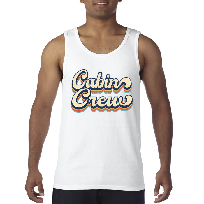 Cabin Crew Friends Family Mountain Reunion Vacation Group Tank Top