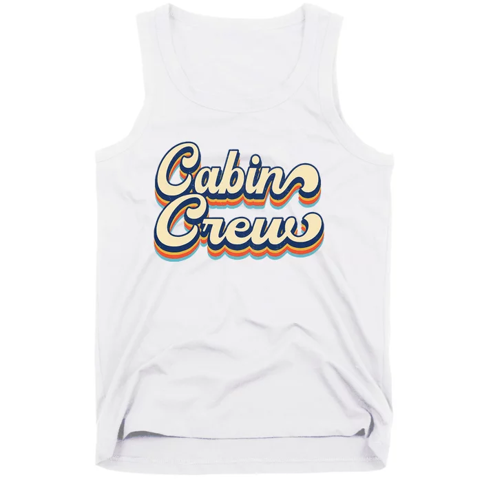 Cabin Crew Friends Family Mountain Reunion Vacation Group Tank Top