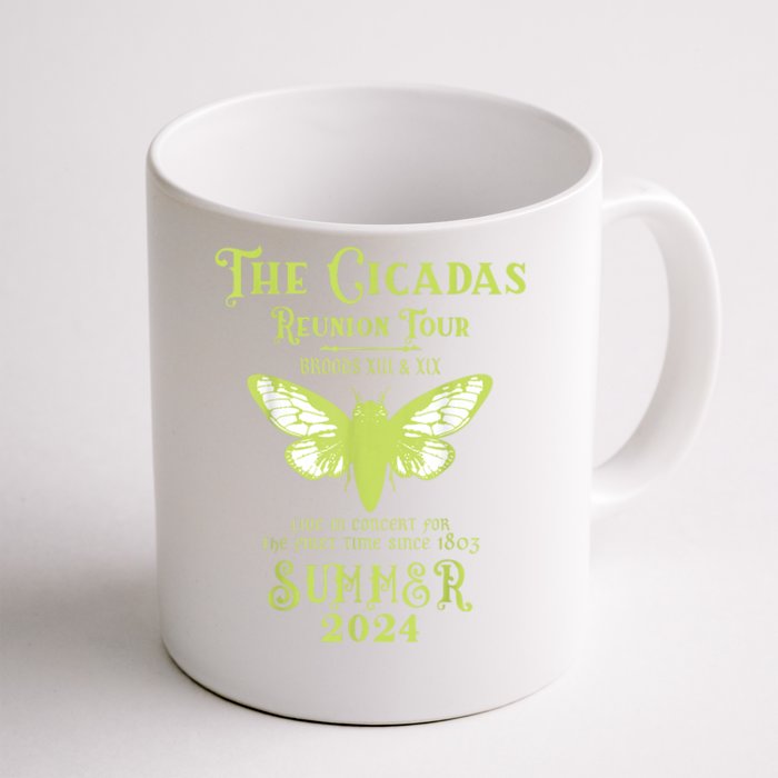 Cicada Concert Fest Lover The Cicada Reunion U.S Tours 2024 Gift Front & Back Coffee Mug