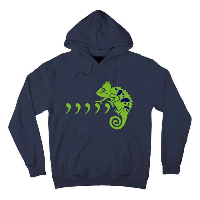 COMMA CHAMELEON FUNNY SONG PARODY MEME Hoodie