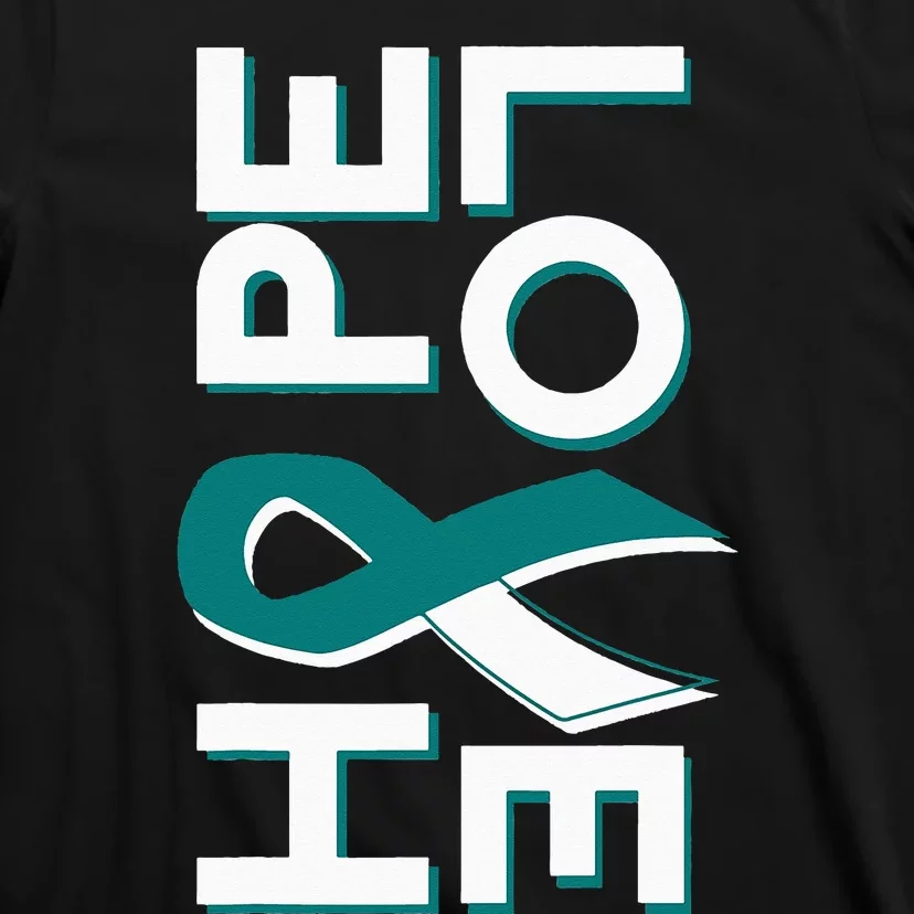 Cervical Cancer Fight Cancer Ribbon T-Shirt