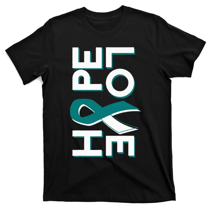 Cervical Cancer Fight Cancer Ribbon T-Shirt