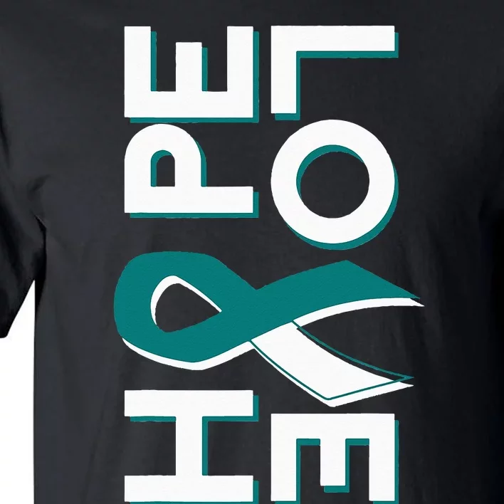 Cervical Cancer Fight Cancer Ribbon Tall T-Shirt