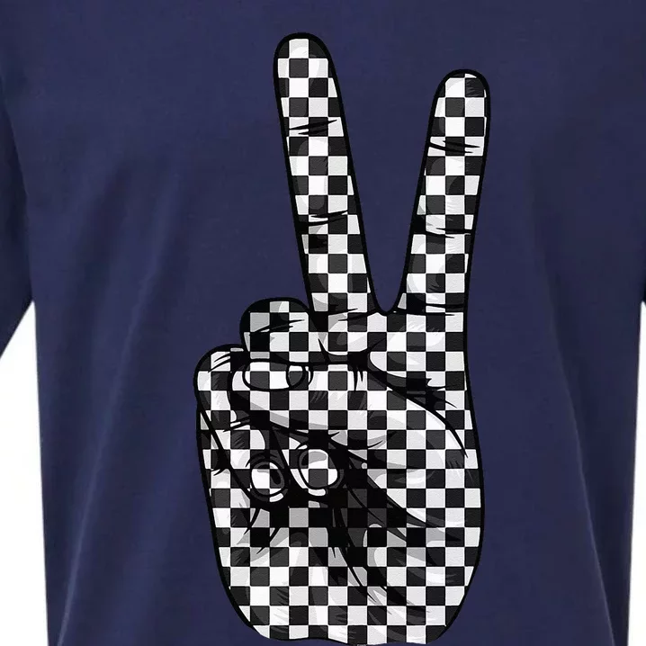 Cool Checkered For Men Women Checker Pattern Checkerboard Sueded Cloud Jersey T-Shirt