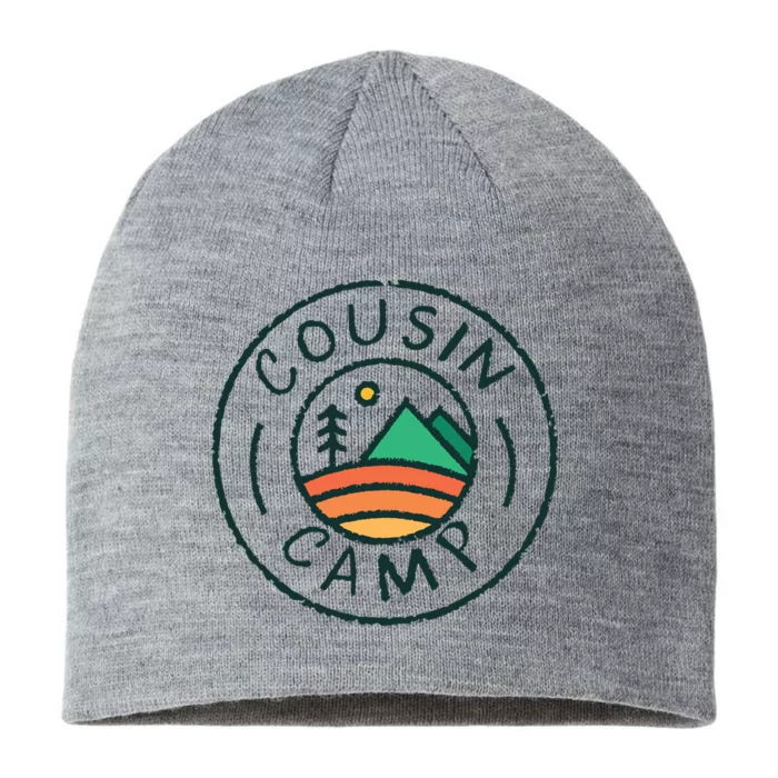 Cousin Camp Friends Summer Travel Family Camping Vacation 8 1/2in Sustainable Knit Beanie