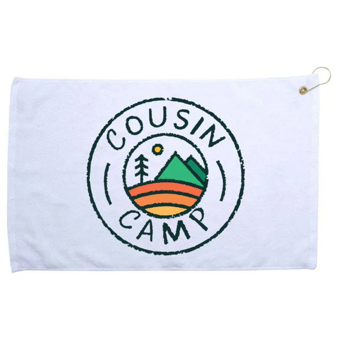 Cousin Camp Friends Summer Travel Family Camping Vacation Grommeted Golf Towel