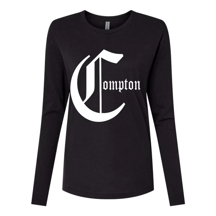 Compton California Gangsta Rap Womens Cotton Relaxed Long Sleeve T-Shirt