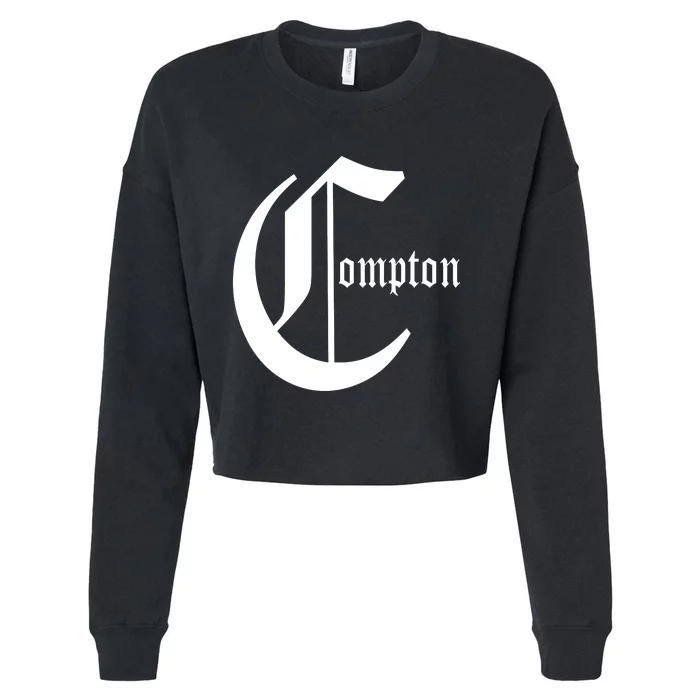 Compton California Gangsta Rap Cropped Pullover Crew