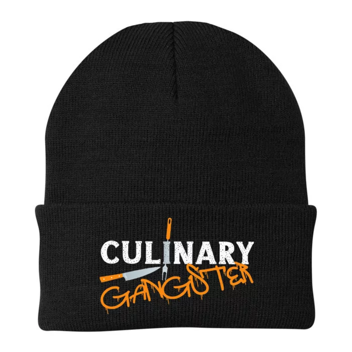 Cooking Cook Gangster Kitchen Chef Culinary Gangster Knit Cap Winter Beanie