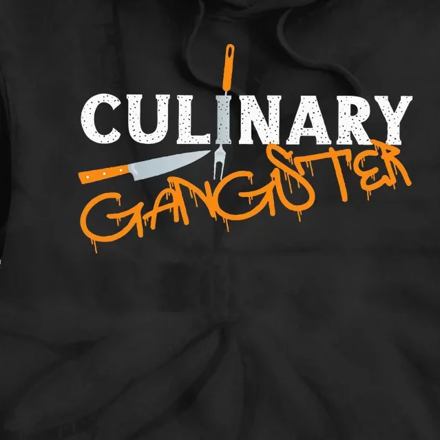 Cooking Cook Gangster Kitchen Chef Culinary Gangster Tie Dye Hoodie