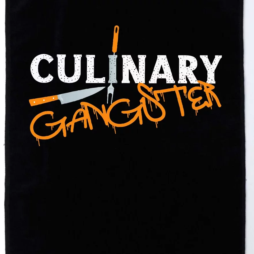 Cooking Cook Gangster Kitchen Chef Culinary Gangster Platinum Collection Golf Towel