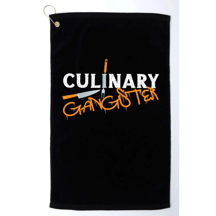 Cooking Cook Gangster Kitchen Chef Culinary Gangster Platinum Collection Golf Towel