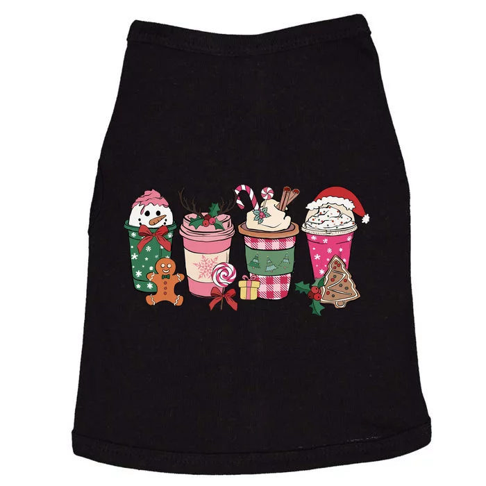 Coffee Christmas Gingerbread Pink Wo Latte Cozy Winter Doggie Tank