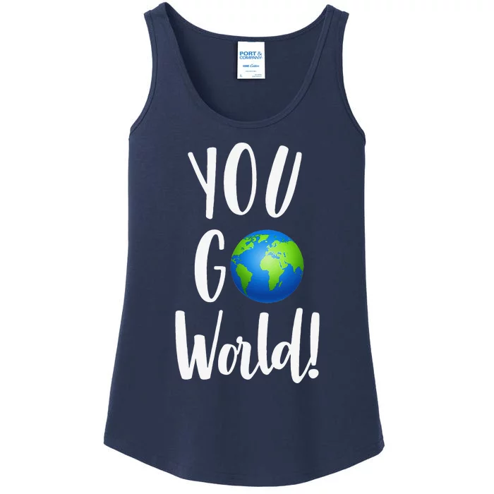 Climate Change Global Earth Day You Go World For Women Ladies Essential Tank