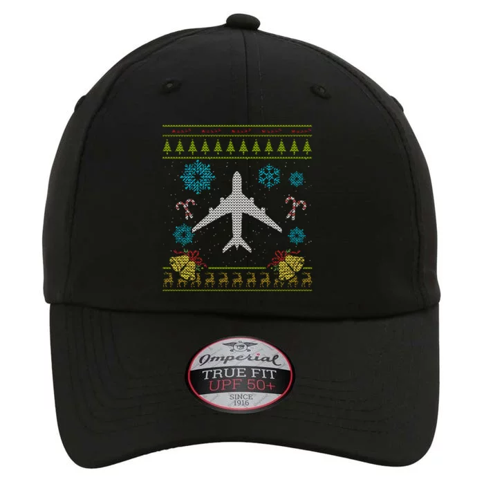 Christmas Cute Gift Airplane Pilot Christmas Ugly The Original Performance Cap