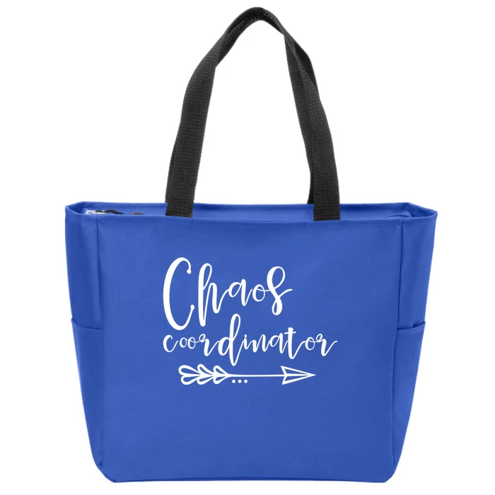 Chaos Coordinator Gift Funny Gift Zip Tote Bag