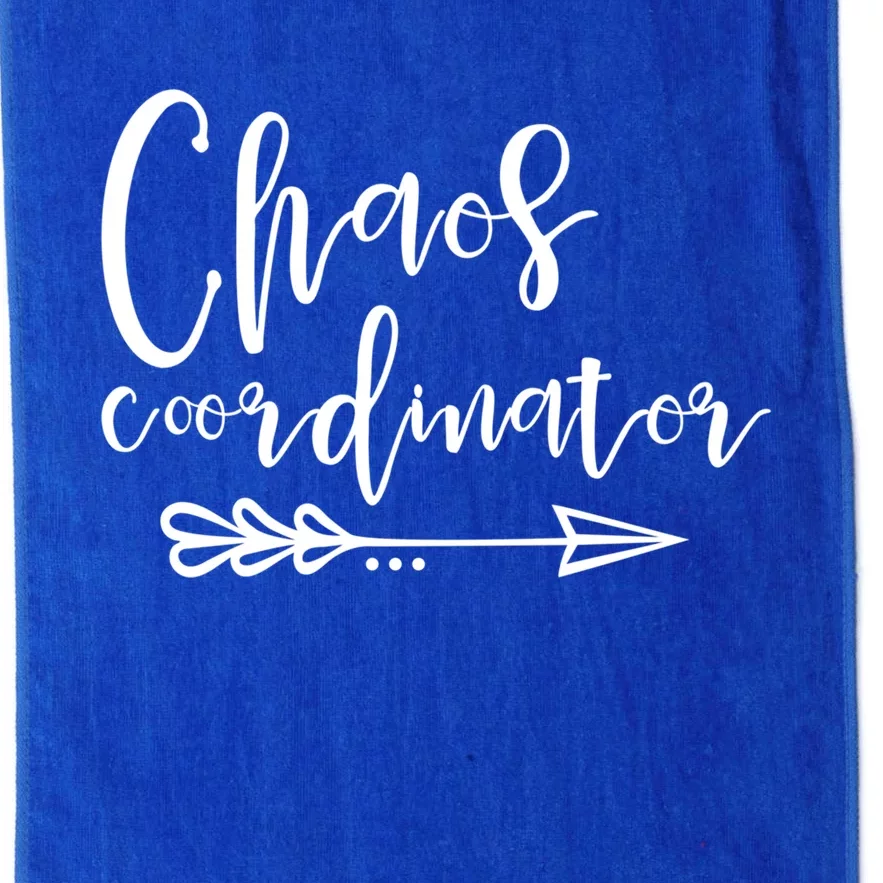 Chaos Coordinator Gift Funny Gift Platinum Collection Golf Towel