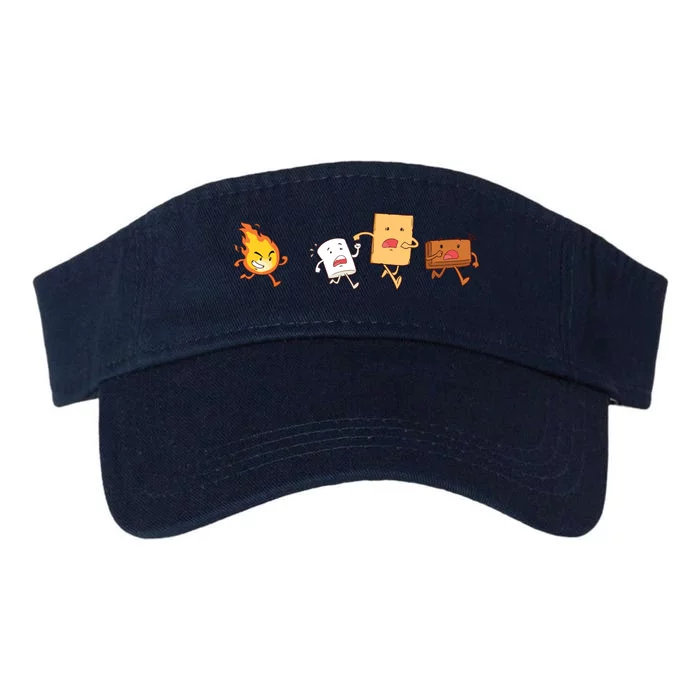 Camping Chef Gift Smores Camp Fire Valucap Bio-Washed Visor