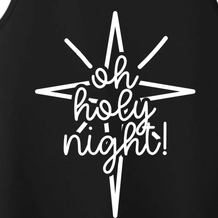 Cute Christmas Gift Oh Holy Night Carol Song For Mom Gift Performance Tank