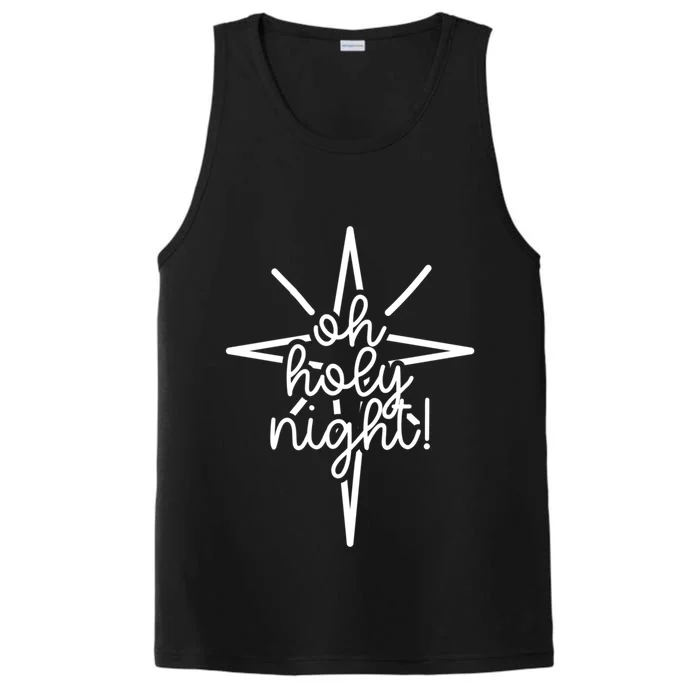 Cute Christmas Gift Oh Holy Night Carol Song For Mom Gift Performance Tank