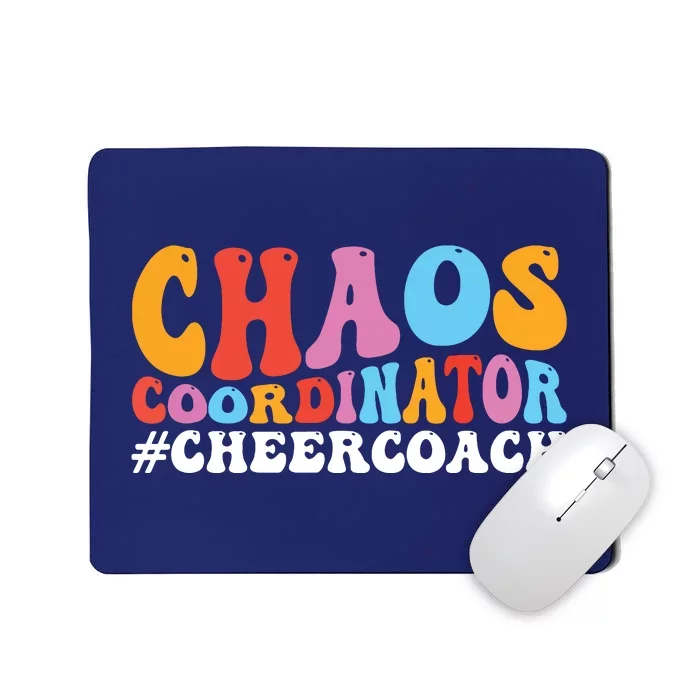 Cheer Coach Groovy Cheerleading Coach Mousepad