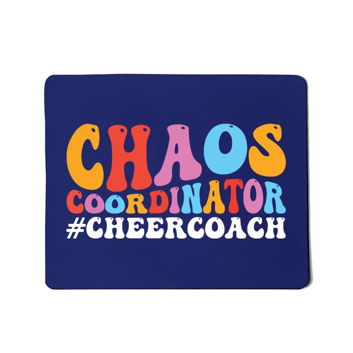 Cheer Coach Groovy Cheerleading Coach Mousepad