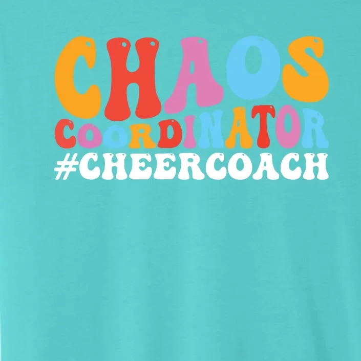 Cheer Coach Groovy Cheerleading Coach ChromaSoft Performance T-Shirt