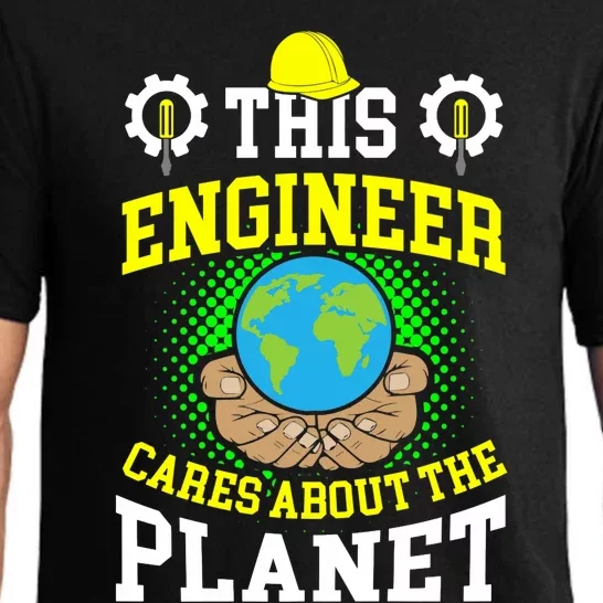 Climate Change Global Warming Environmental Engineer Premium Pajama Set