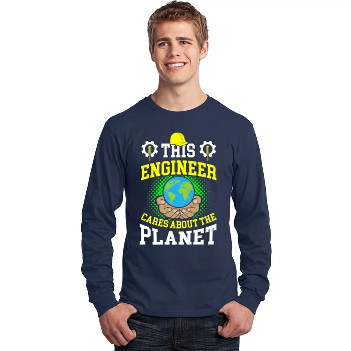 Climate Change Global Warming Environmental Engineer Premium Long Sleeve Shirt