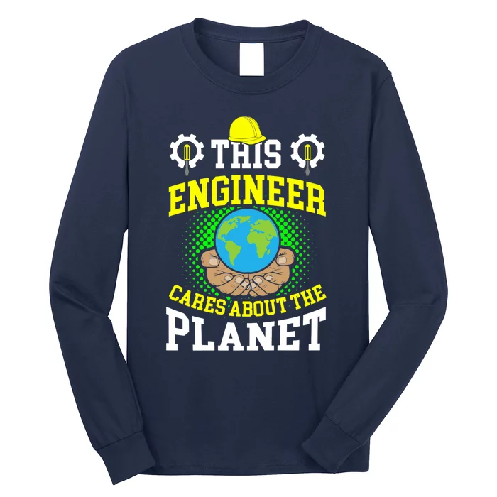 Climate Change Global Warming Environmental Engineer Premium Long Sleeve Shirt