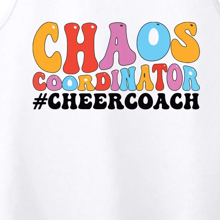 Cheer Coach Groovy Cheerleading Coach Performance Tank