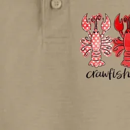 Crawfish Cute Gift Crawfish Season Love Crawfish Tee Gift Dry Zone Grid Performance Polo