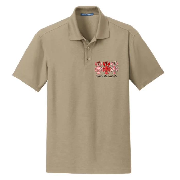 Crawfish Cute Gift Crawfish Season Love Crawfish Tee Gift Dry Zone Grid Performance Polo