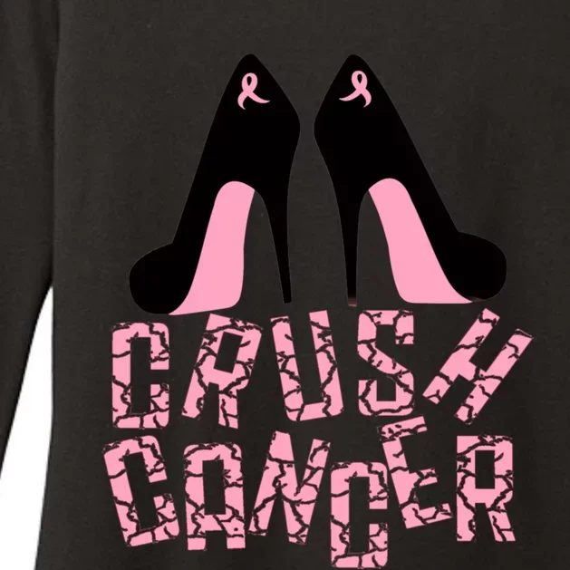 Crush Cancer Great Gift Womens CVC Long Sleeve Shirt