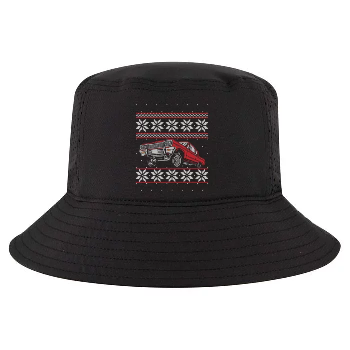 Classic Car Guys Matching Ugly Christmas Old Car Enthusiasts Cool Comfort Performance Bucket Hat