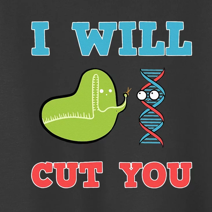 Cool Crispr Gene Editing Cas 9 Bacterium DNA Biotechnology Toddler T-Shirt