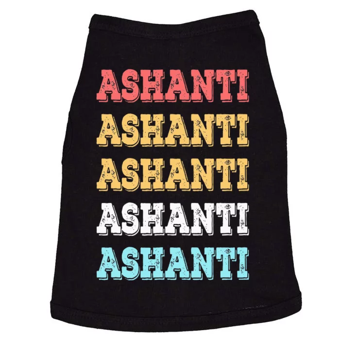 Cute Custom Gift Ashanti Name Personalized Doggie Tank