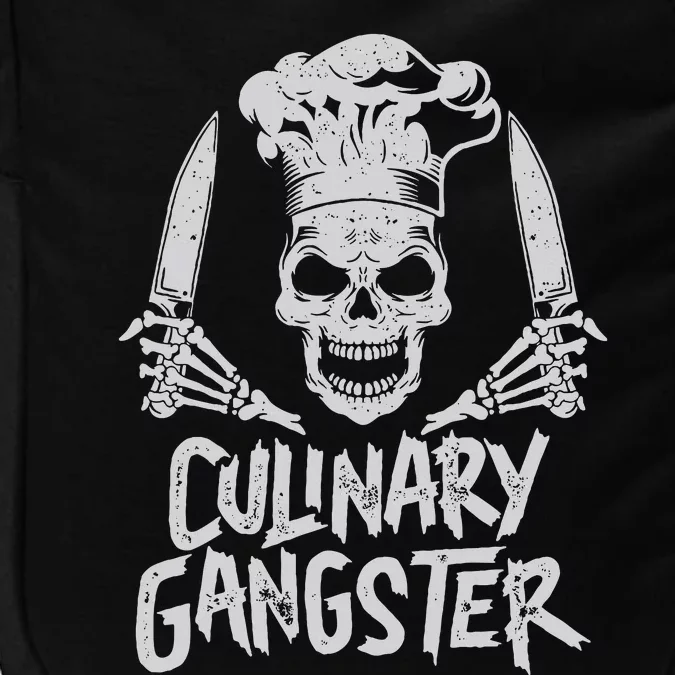 Chef Culinary Gangster Cook Skull Cooking Knife Impact Tech Backpack