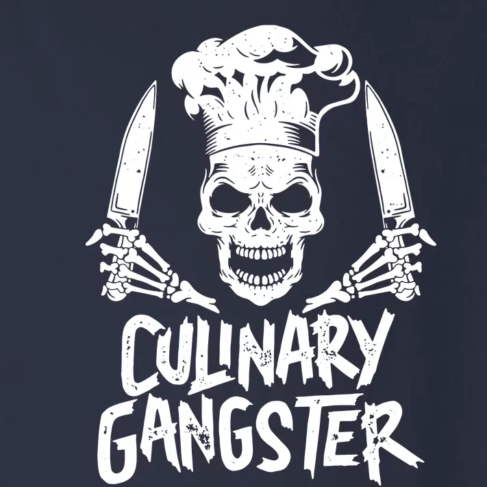 Chef Culinary Gangster Men Women Cook Skull Cooking Knife Toddler Long Sleeve Shirt