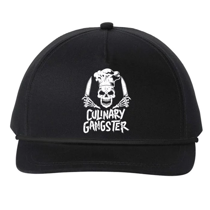 Chef Culinary Gangster Snapback Five-Panel Rope Hat