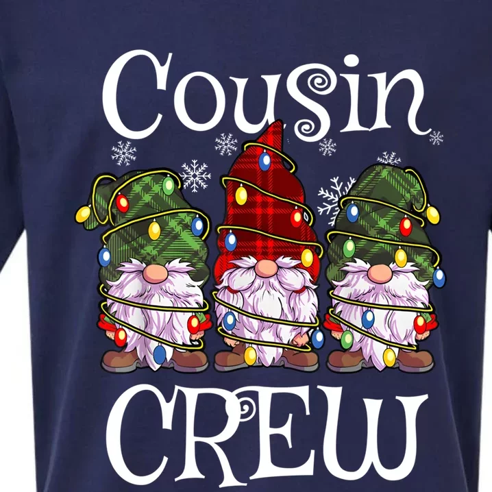 Cousin Crew Gnomies Christmas Gnome Xmas Family Matching Pjs Gift Sueded Cloud Jersey T-Shirt